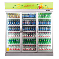 Trois portes frigo vitrine
