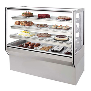 Angle droit vitrine patisserie