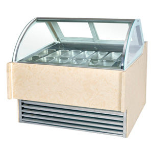 vitrine réfrigérée pour glaces