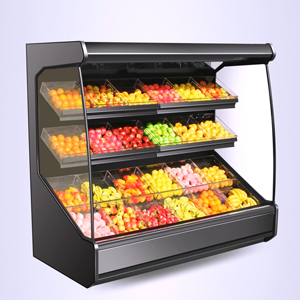 présentoir réfrigéré pour fruits et légumes