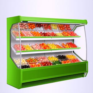présentoir réfrigéré pour fruits et légumes