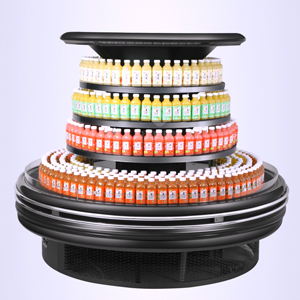 rond itrine murale frigorifique