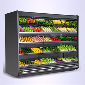 présentoir réfrigéré pour fruits et légumes